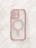 Etui na iPhone 17 rose crystal