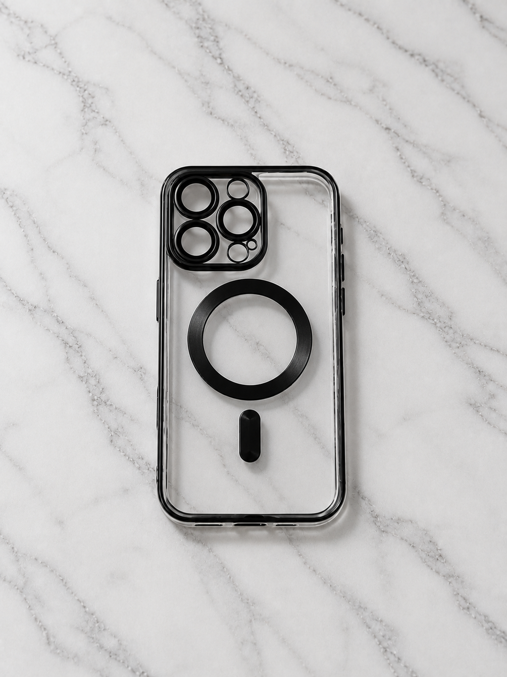 Etui na iPhone 16 pro clear black