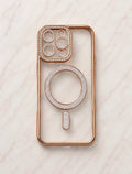 Etui na iPhone 16 pro gold crystal