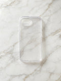 Etui na iPhone 16e clear glitter