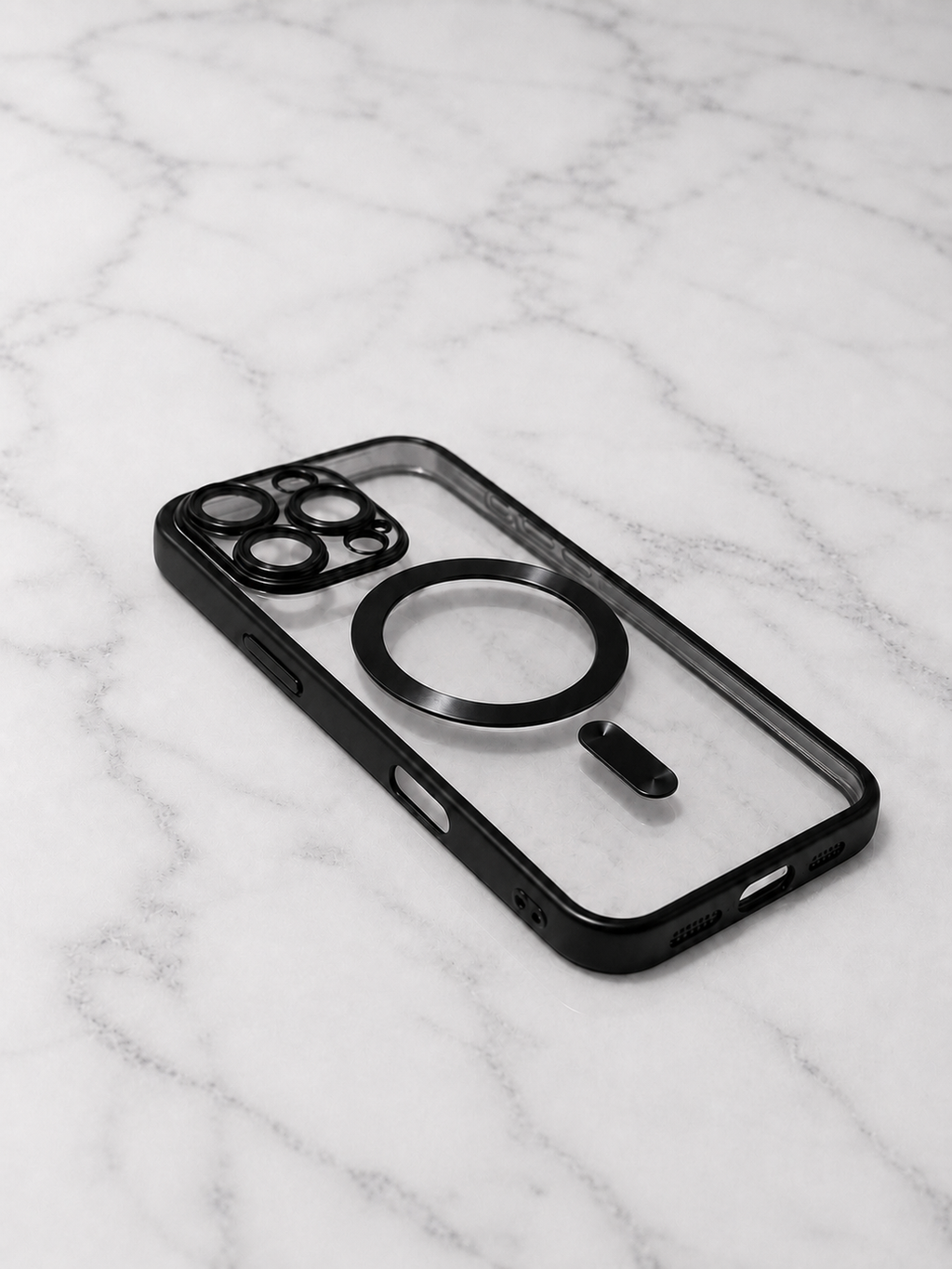 Etui na iPhone 16 pro clear black