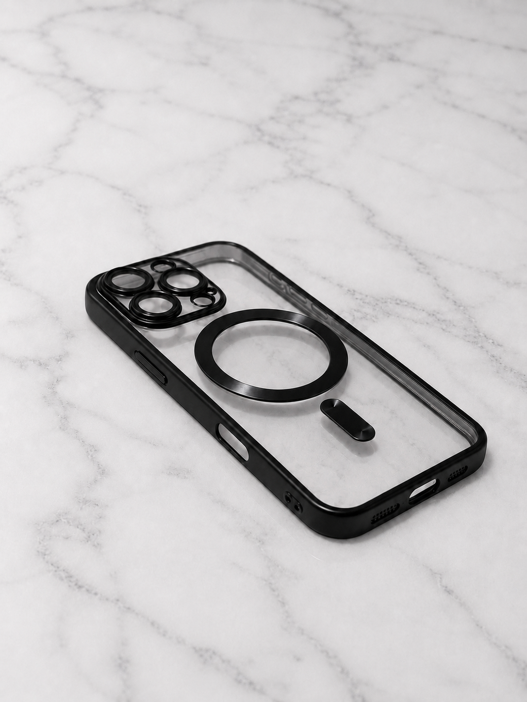 Etui na iPhone 16 pro clear black