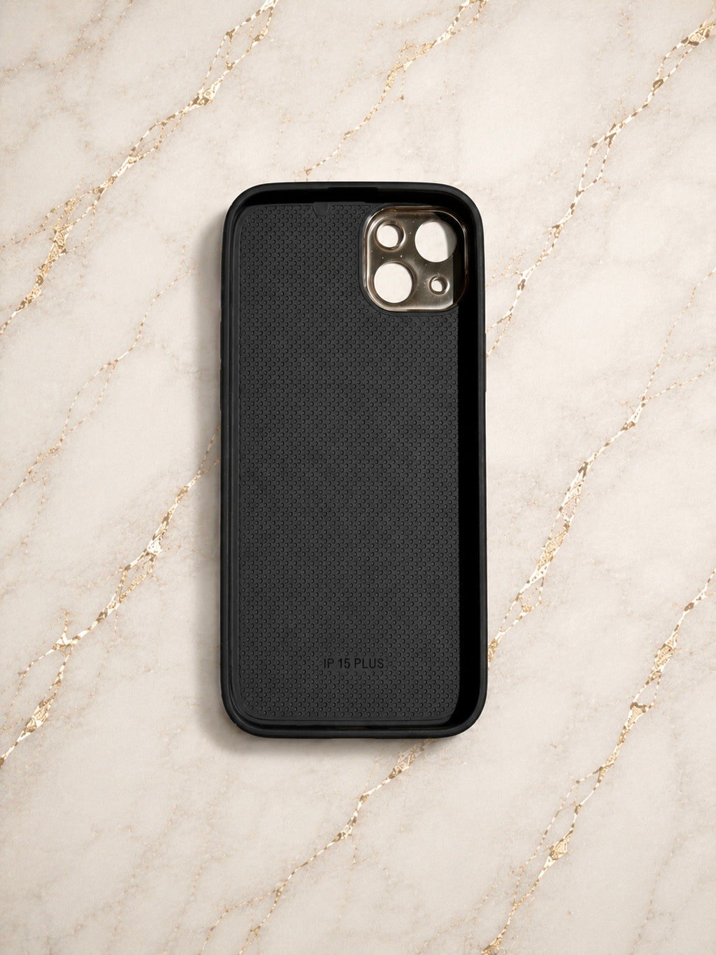 Etui na iPhone 15 plus black leather