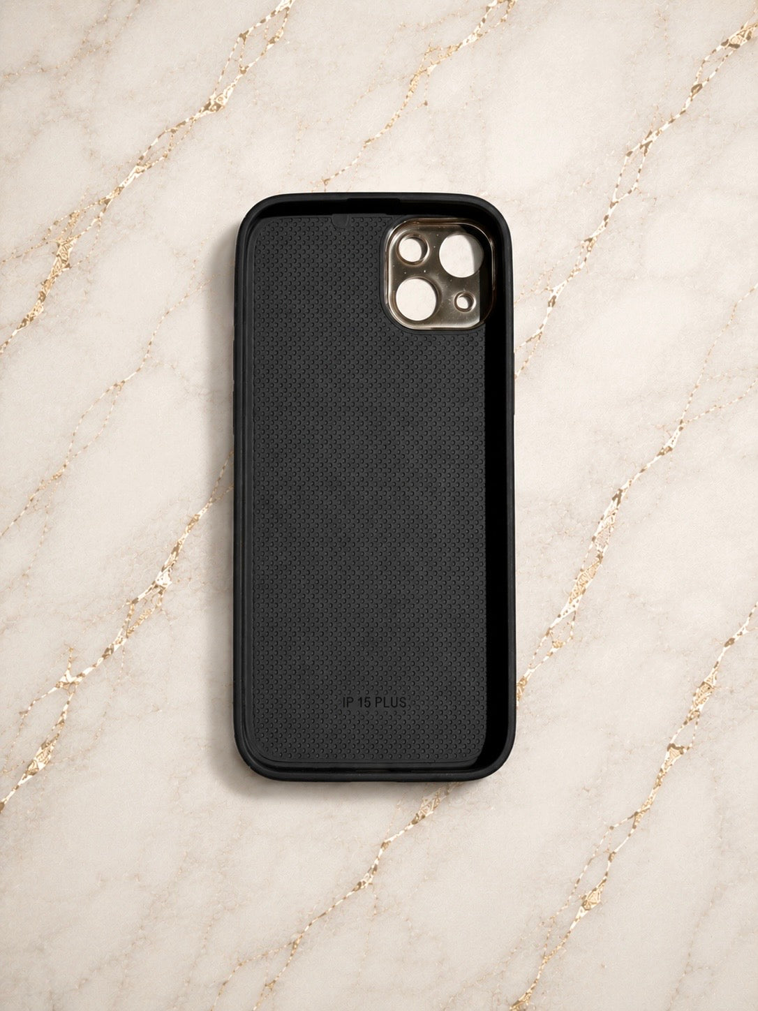 Etui na iPhone 15 plus black leather